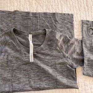 Lululemon Grey Swiftly Tech Long-Sleece
